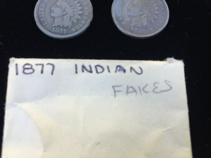 1877 Indian Head Cent FAKES [Photo 4]