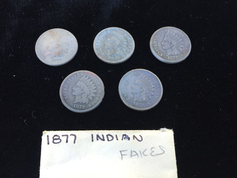 1877 Indian Head Cent FAKES [Photo 3]