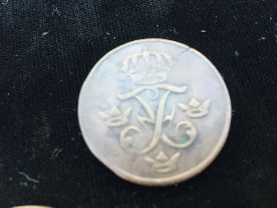 Sweden 1 Ore Coins 1739, 1749 And 1750 [Photo 8]