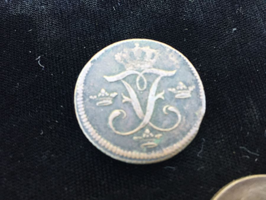 Sweden 1 Ore Coins 1739, 1749 And 1750 [Photo 7]