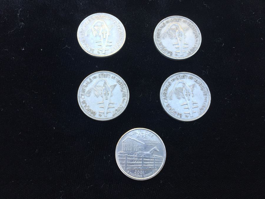 (4) West-African States 100 Francs 1968, 1969 And 1975
