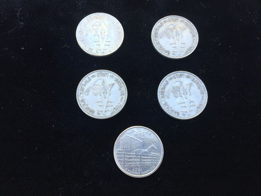 (4) West-African States 100 Francs 1968, 1969 And 1975 [Photo 1]