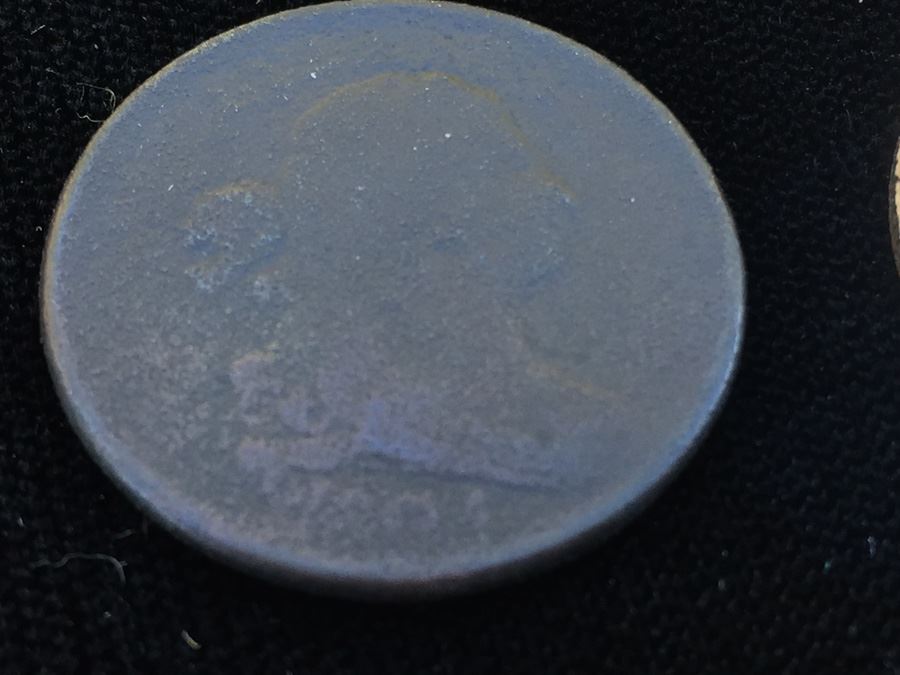 Draped Bust Half Cent Coin Early 1800's [Photo 2]