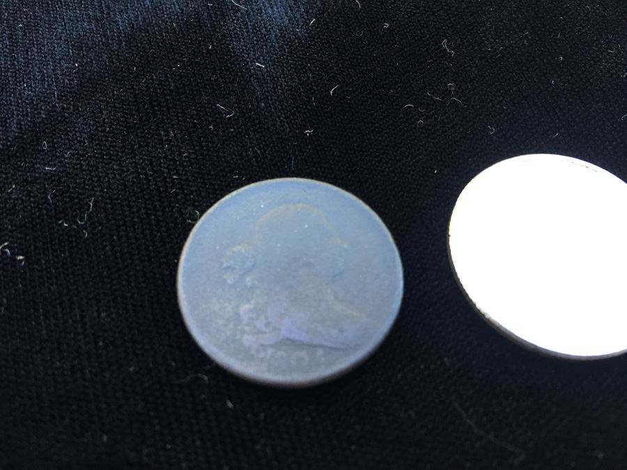 Draped Bust Half Cent Coin Early 1800's [Photo 1]