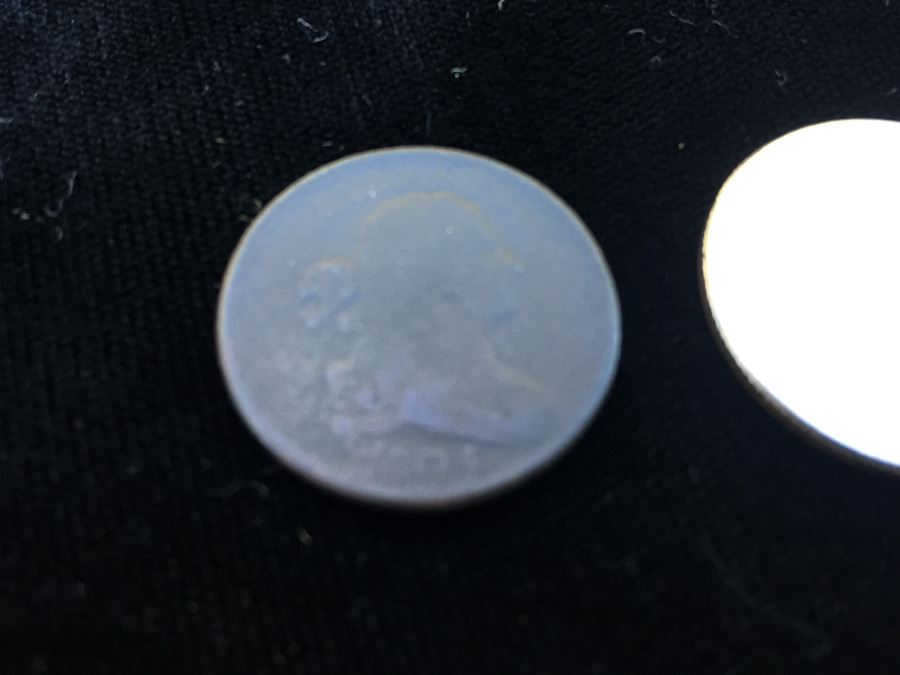 Draped Bust Half Cent Coin Early 1800's [Photo 4]