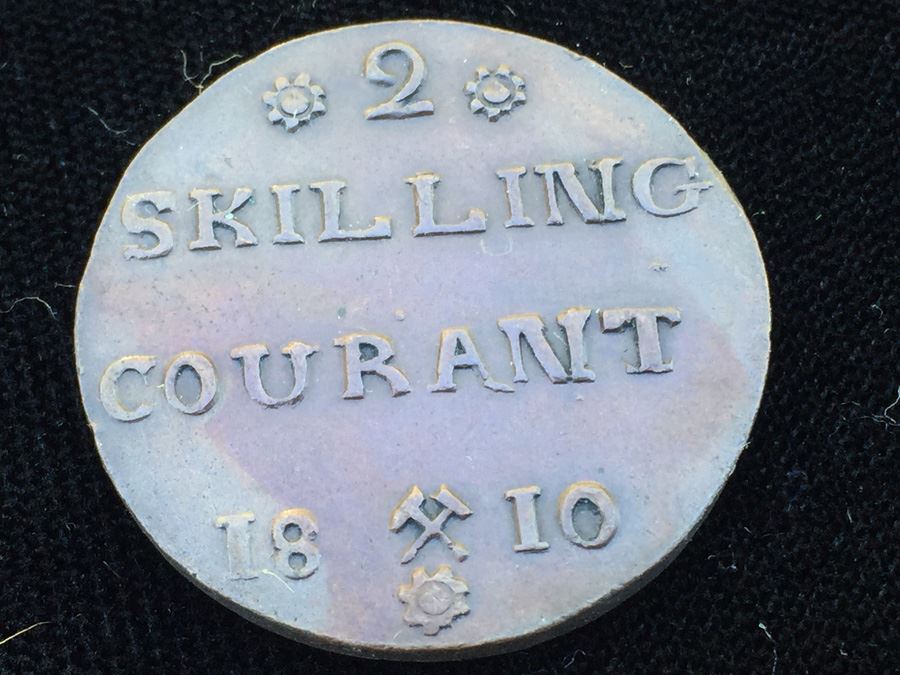1810 2 Skilling Courant - Frederik VI Norway Coin [Photo 3]