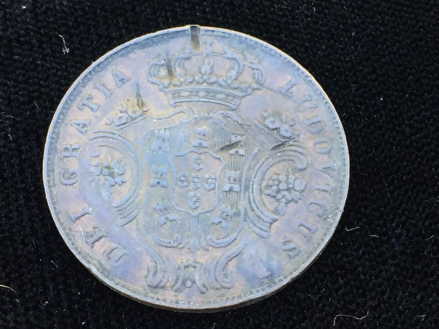 Elfj Azores Portugal 5 Reis 1880 Luiz I Coin [Photo 2]