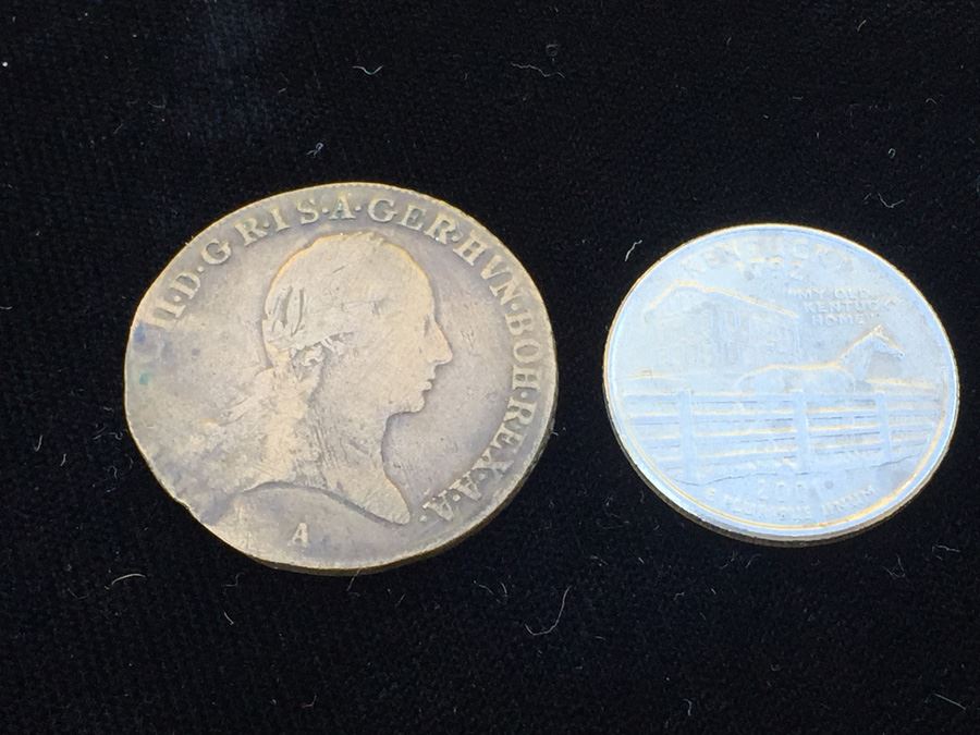 1800 Austria 3 Kreuzer Coin King Francis II [Photo 1]