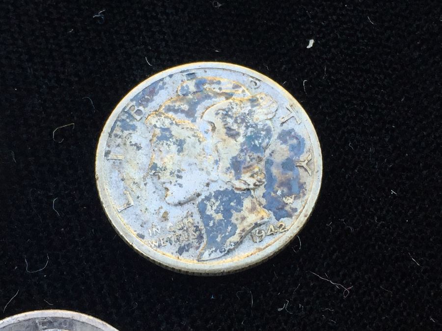 (3) Mercury Dimes 1941, 1942 & 1944 [Photo 4]
