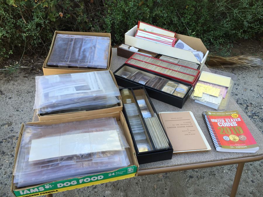 Huge Coin Storage Lot And Coin Books [Photo 1]