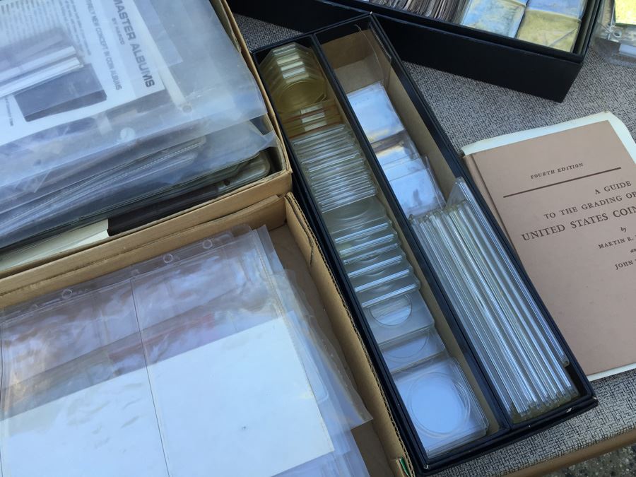 Huge Coin Storage Lot And Coin Books [Photo 3]