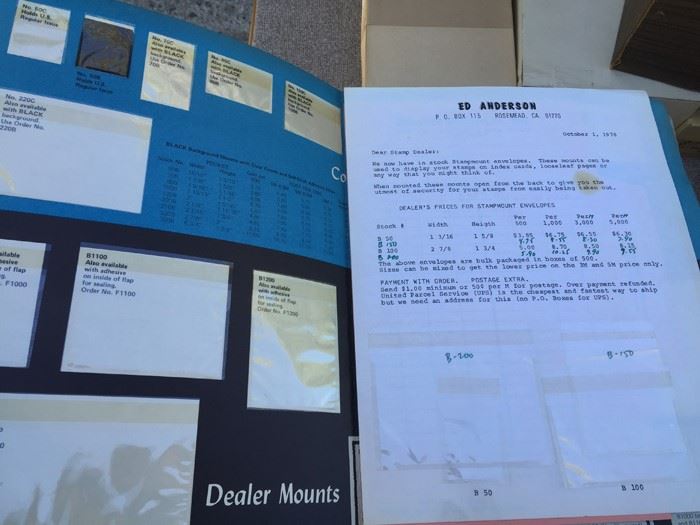 Huge Stamp Storage Organization Collector Mounts Lot [Photo 13]