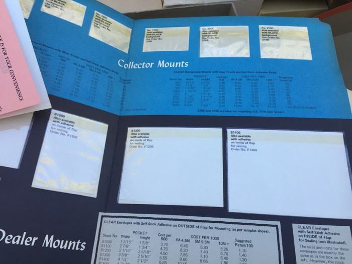 Huge Stamp Storage Organization Collector Mounts Lot [Photo 15]