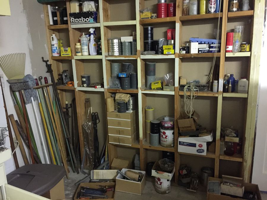 Huge Lot Of Hardware And Tools Including Nails, Screws, Bolts, Heavy Duty Crowbars, Metal Tongs