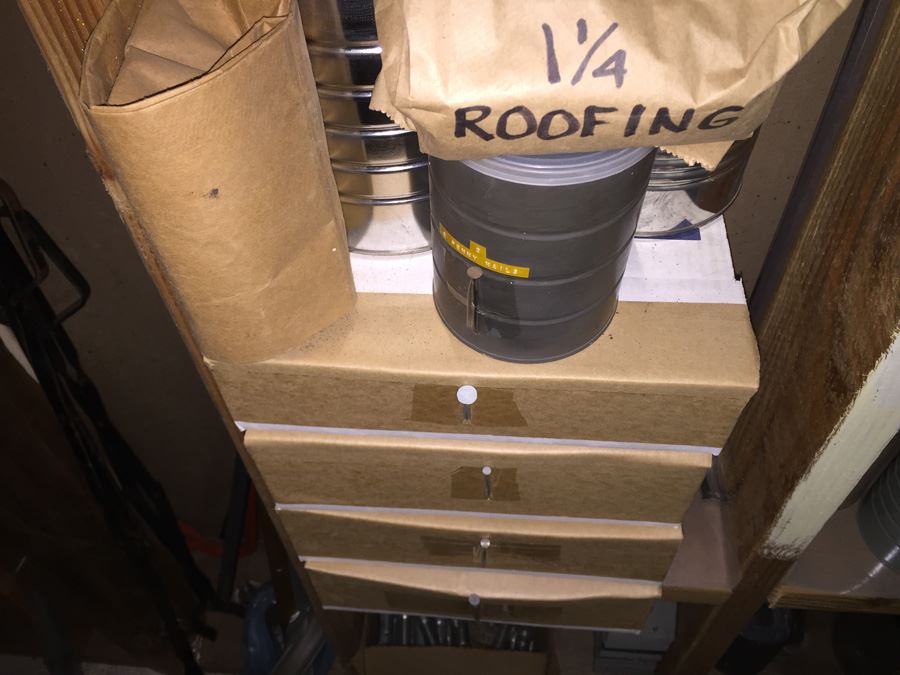 Huge Lot Of Hardware And Tools Including Nails, Screws, Bolts, Heavy Duty Crowbars, Metal Tongs [Photo 39]