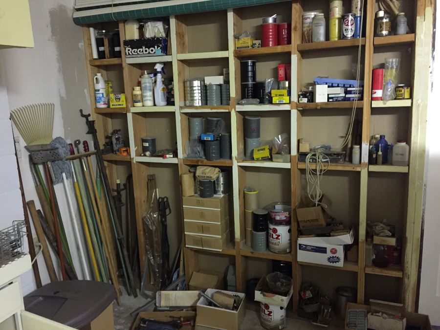 Huge Lot Of Hardware And Tools Including Nails, Screws, Bolts, Heavy Duty Crowbars, Metal Tongs [Photo 4]
