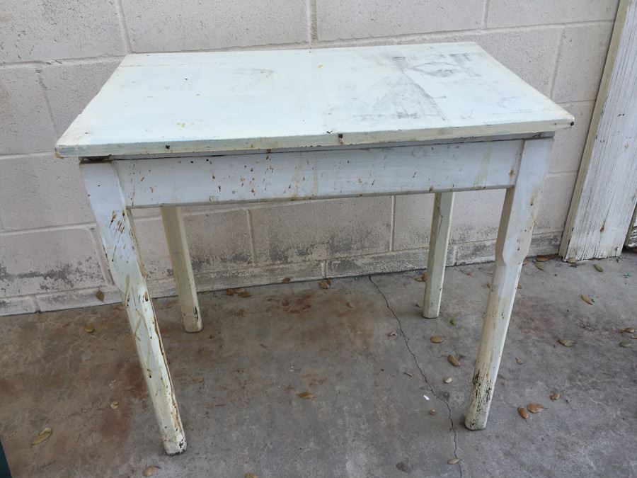Vintage White Table