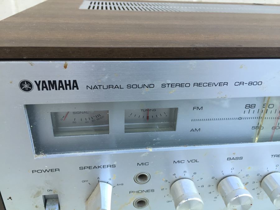 YAMAHA Natural Sound Stereo Receiver CR-800 Working Great [Photo 2]