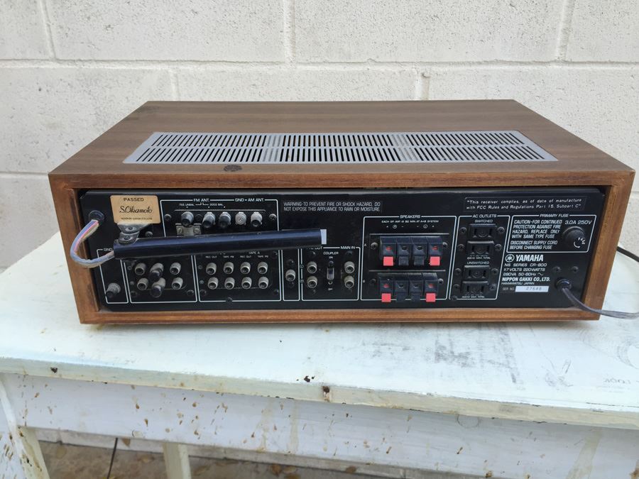 YAMAHA Natural Sound Stereo Receiver CR-800 Working Great [Photo 7]