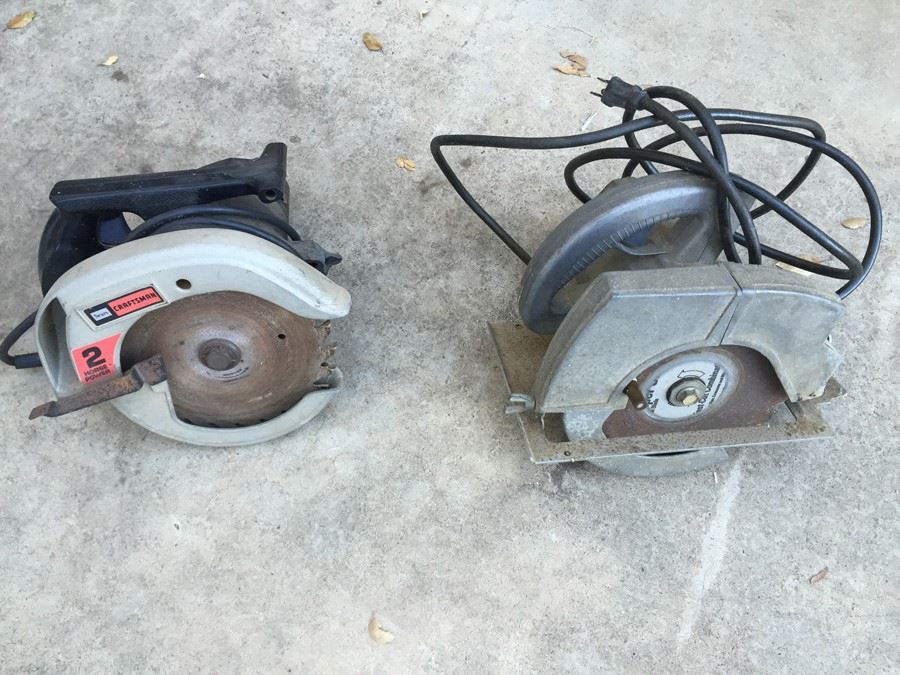 (2) Circular Saw Lot