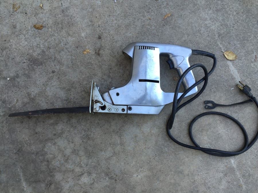 Chicago Power Tools Heavy Duty Reciprocal Saw Aluminum Body
