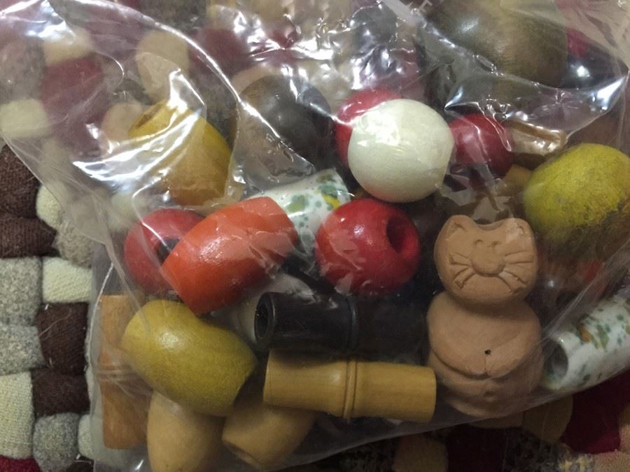 Wooden Bead Lot [Photo 7]