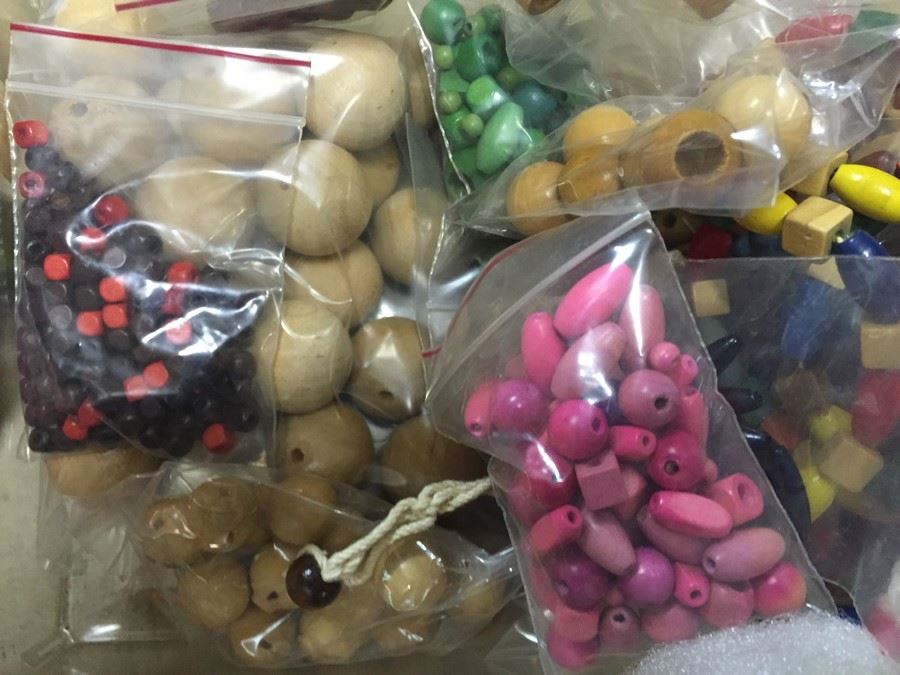 Wooden Bead Lot [Photo 10]