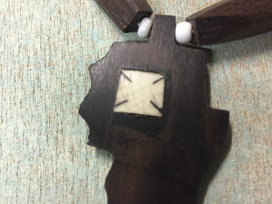 Carved Wood African Necklace [Photo 6]