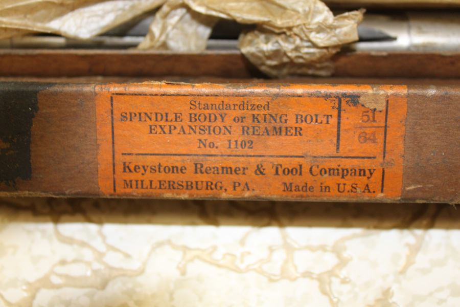 Spindle Body Or King Bolt Expansion Reamer No. 1102 Keystone Reamer