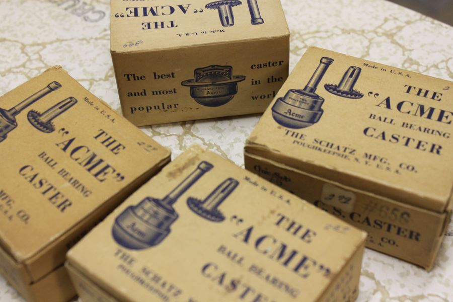 (4) The 'ACME' Ball Bearing Caster New In Box Schatz Mfg Co [Photo 3]