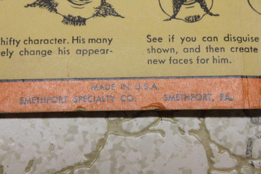 Vintage Wolly Willy Magnetic Toy Draw Hair With Magic Wand [Photo 5]