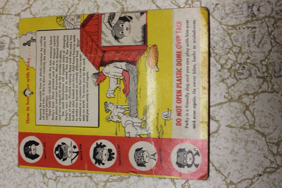 Vintage Doodle Poodle Magnetic Toy Draw With Magic Wand [Photo 3]