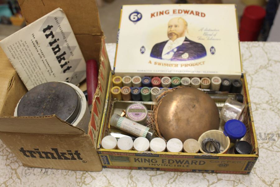 Vintage Trinkit Hobby Kit For Enamelling With Electric Kiln And Supplies [Photo 2]