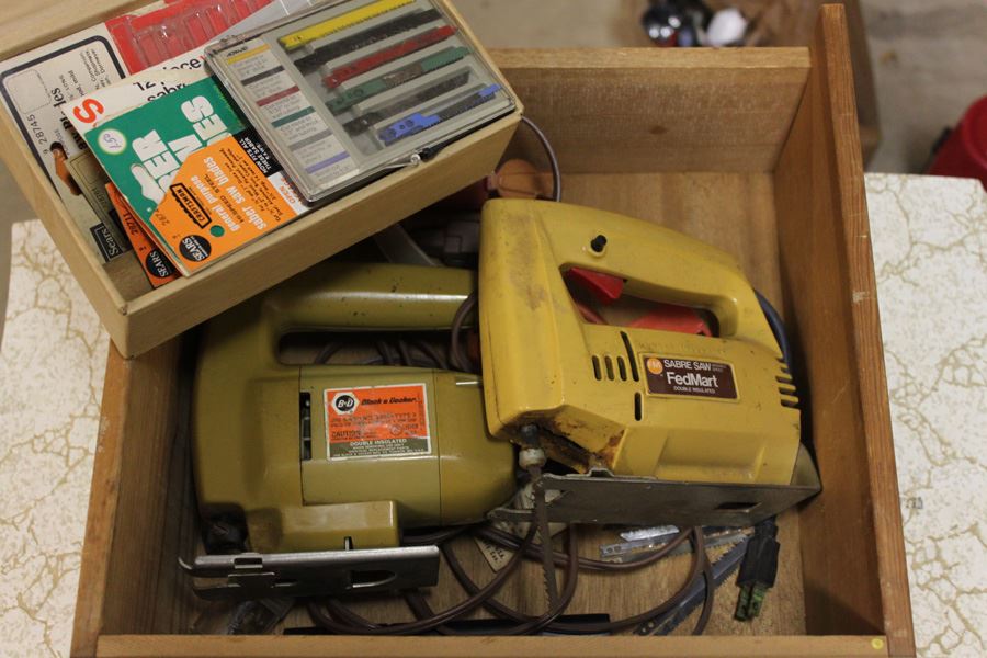 (2) Saber Saws With Saber Saw Blades Lot