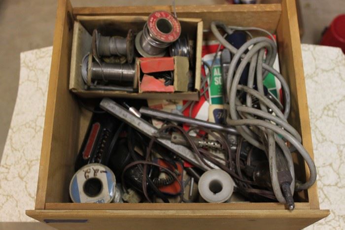 Soldering Tools And Soldering Wire Lot