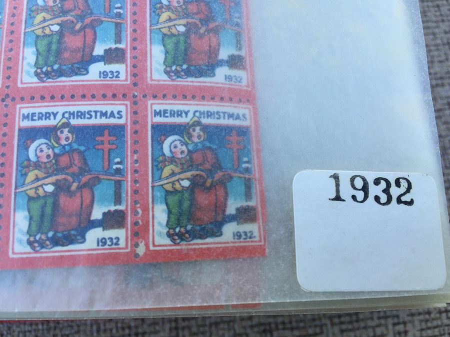 HUGE Collection Of Christmas Seals 1932-2002 [Photo 2]