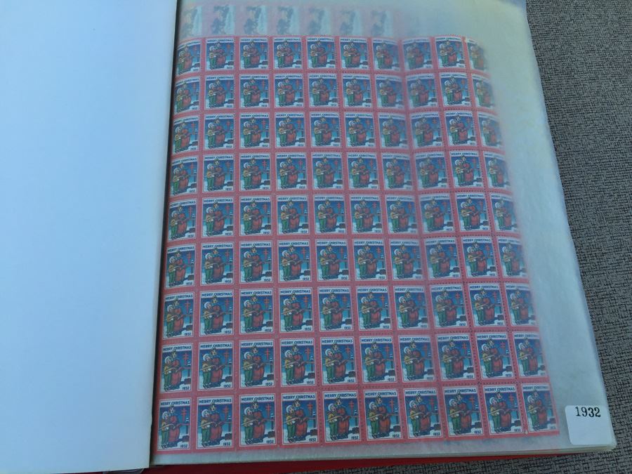 HUGE Collection Of Christmas Seals 1932-2002 [Photo 5]