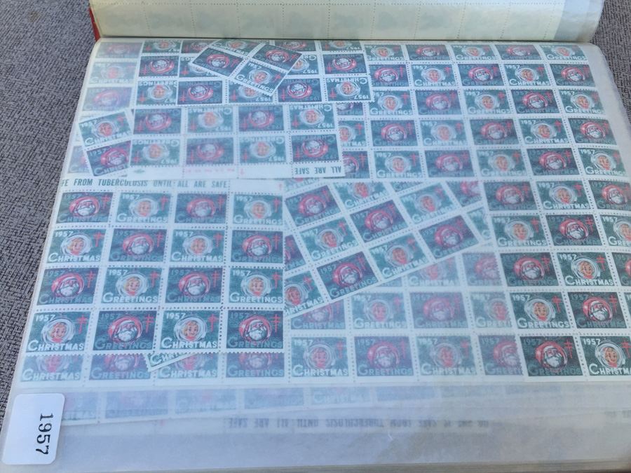 HUGE Collection Of Christmas Seals 1932-2002 [Photo 38]