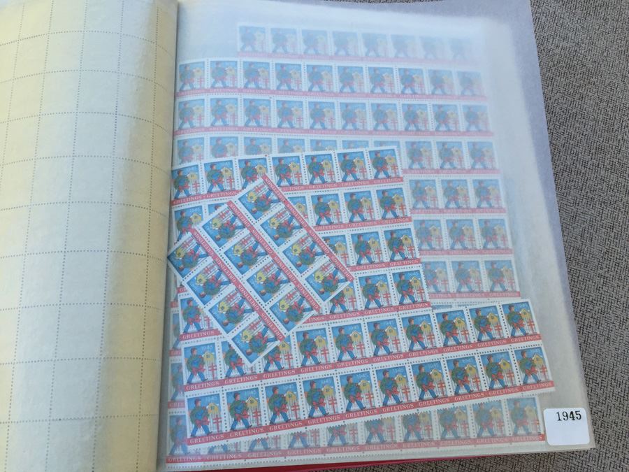 HUGE Collection Of Christmas Seals 1932-2002 [Photo 24]