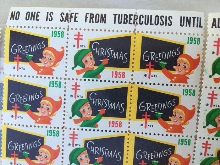 HUGE Collection Of Christmas Seals 1932-2002 [Photo 40]