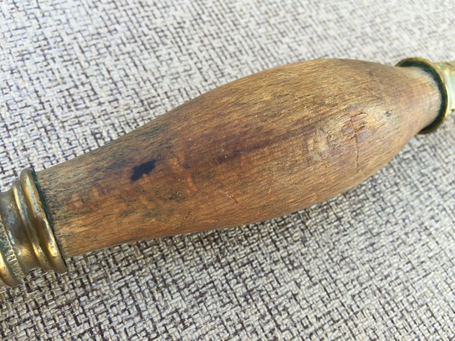 Vintage F. DICK Made In Germany Wooden Brass Knife Sharpener [Photo 7]
