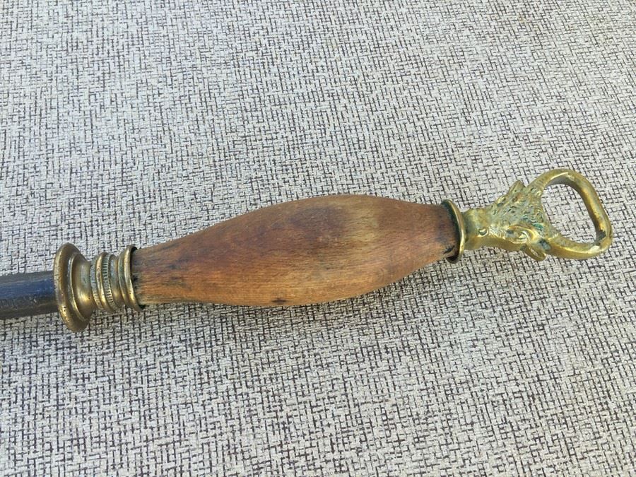 Vintage F. DICK Made In Germany Wooden Brass Knife Sharpener [Photo 4]