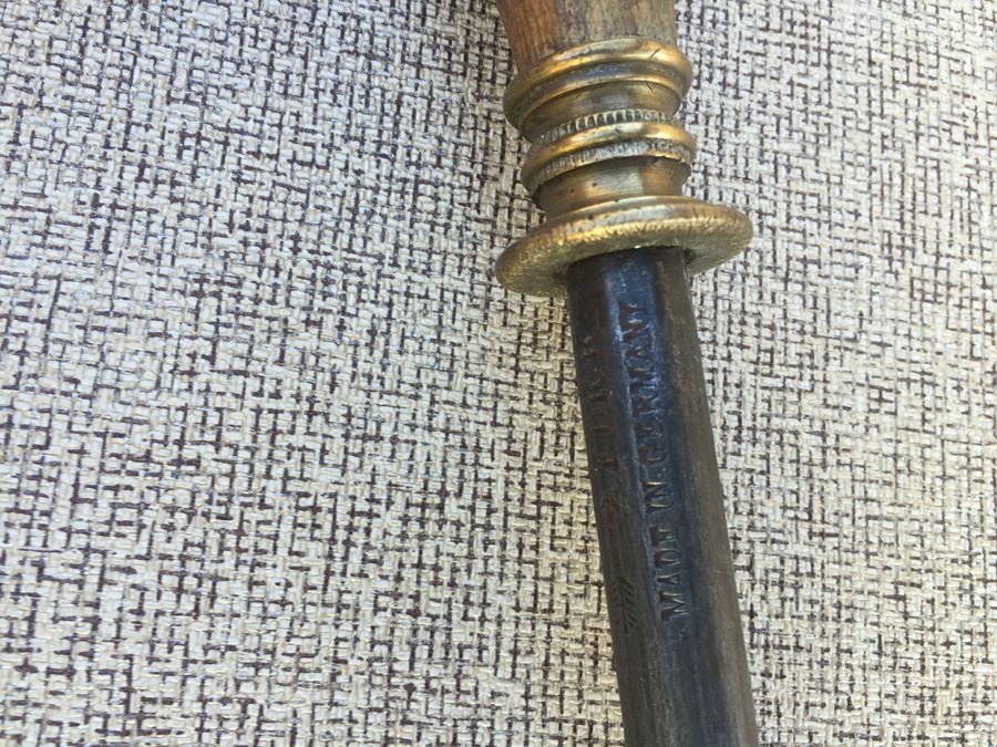 Vintage F. DICK Made In Germany Wooden Brass Knife Sharpener [Photo 9]