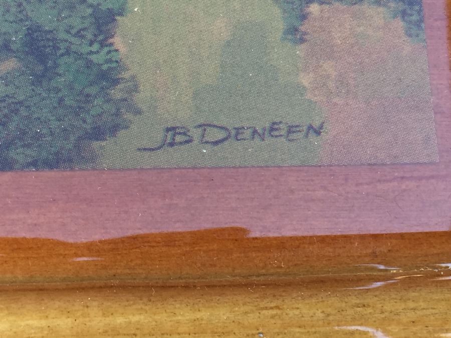 (4) J B Deneen Aviation Prints Mounted On Wood [Photo 7]