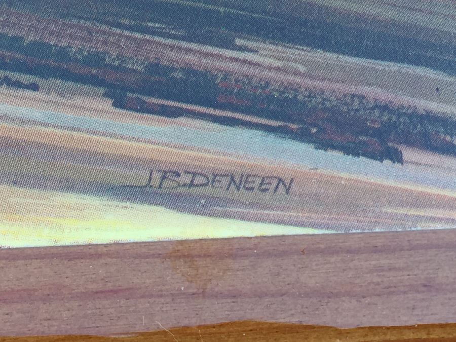 (4) J B Deneen Aviation Prints Mounted On Wood [Photo 4]