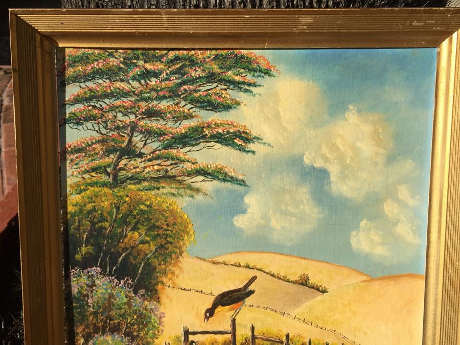 P. G. Bergmann Original Oil Painting Titled Ecology 1972 [Photo 5]