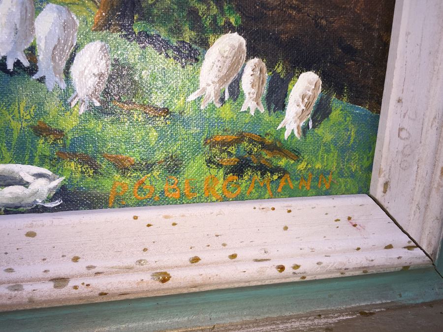 P. G. Bergmann Original Oil Painting Titled Edelweiss At Innsbruck [Photo 2]