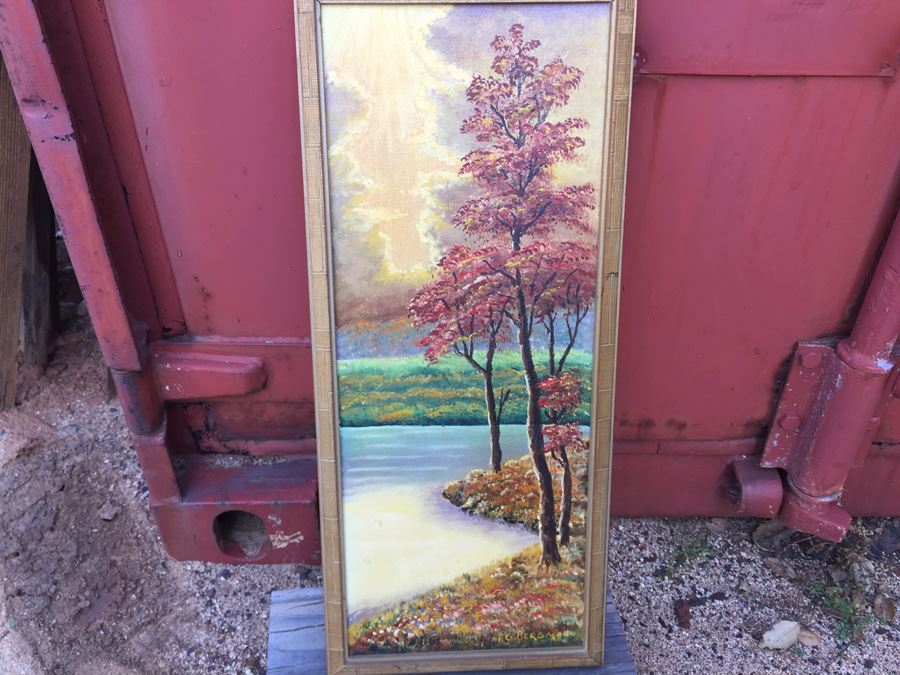 P. G. Bergmann Original Oil Painting Titled Fall 1972 [Photo 6]