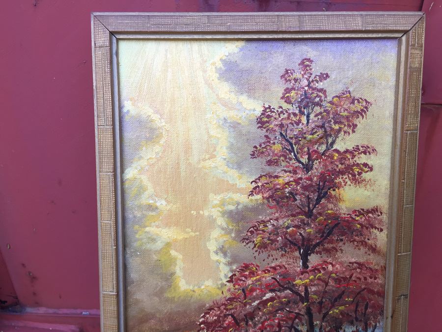P. G. Bergmann Original Oil Painting Titled Fall 1972 [Photo 5]