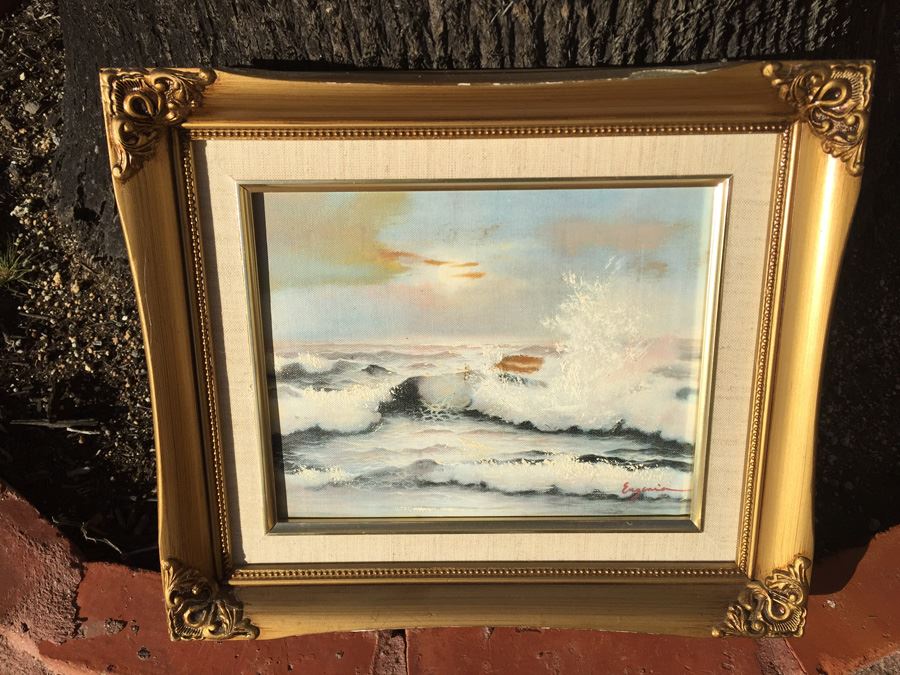 Original Seascape Oil Painting By Eugenia?